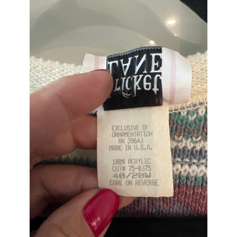 Vintage Cricket Lane size 20W sweater vest - Picture 3 of 4